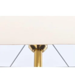 Lampa stołowa OMAR 80 cm beżowa*Invicta Interior Clearance
