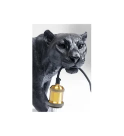 Lampa stołowa PANTERA 40 cm czarna*KDesign Sale