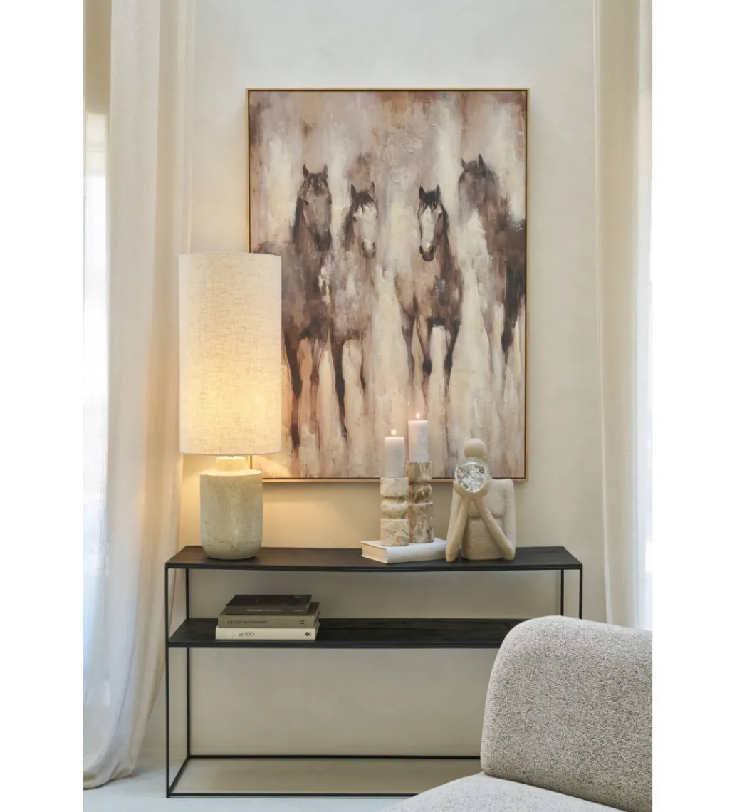 Lampa stołowa PEZANOK 104 cm szara*J-Line New