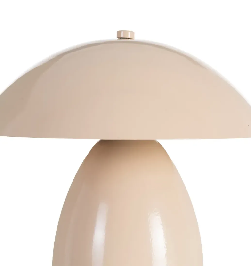 Lampa stołowa POBURNA 25 cm beżowa*Zona-Design Sale