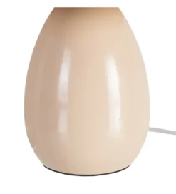 Lampa stołowa POBURNA 25 cm beżowa*Zona-Design Sale