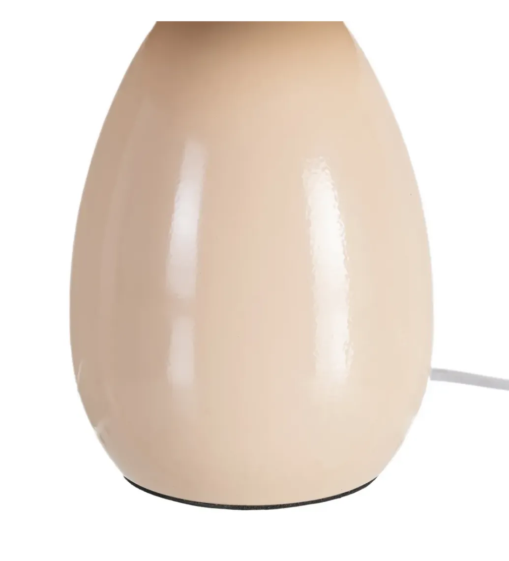 Lampa stołowa POBURNA 25 cm beżowa*Zona-Design Sale