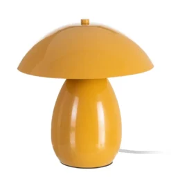 Lampa stołowa POBURNA 25 cm musztardowa*Zona-Design Outlet