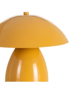 Lampa stołowa POBURNA 25 cm musztardowa*Zona-Design Outlet