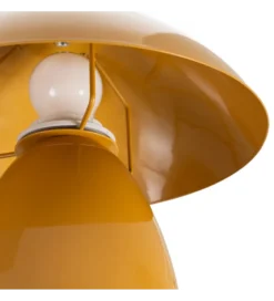 Lampa stołowa POBURNA 25 cm musztardowa*Zona-Design Outlet