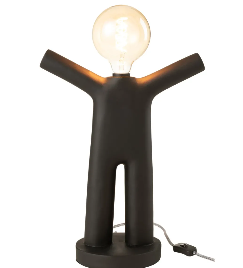 Lampa stołowa PTIT MAURICE 44 cm czarna*J-Line Discount