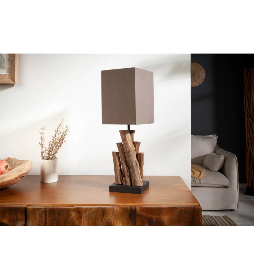 Lampa stołowa Pure Nature brązowa*Invicta Interior Online