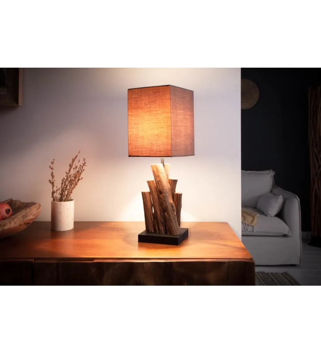 Lampa stołowa Pure Nature brązowa*Invicta Interior Online