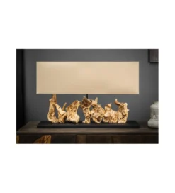 Lampa stołowa PureUnique 80 cm beżowa*Invicta Interior Discount