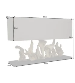 Lampa stołowa PureUnique 80 cm beżowa*Invicta Interior Discount
