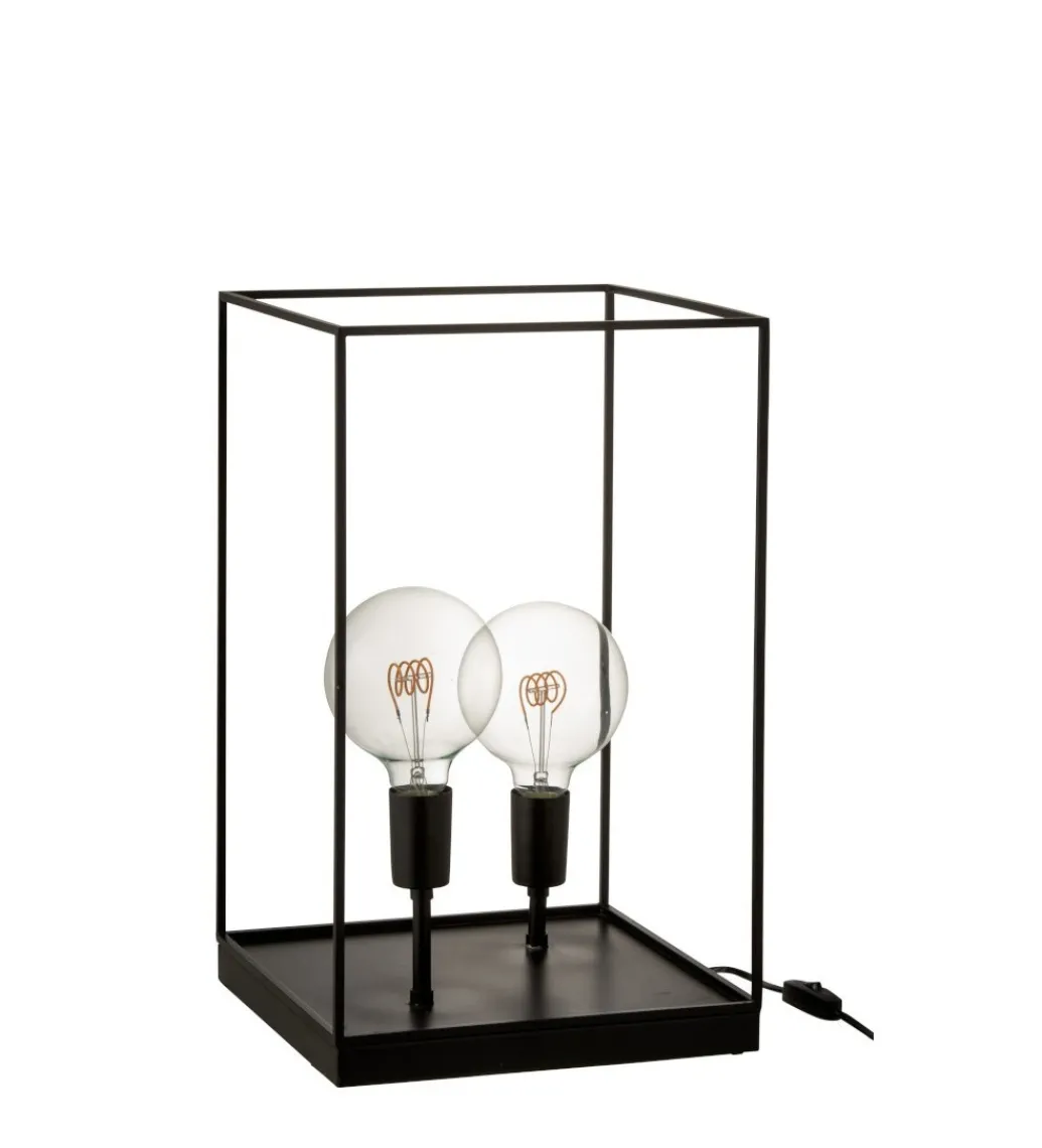 Lampa stołowa Rectangular czarna*J-Line Discount