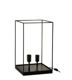 Lampa stołowa Rectangular czarna*J-Line Discount