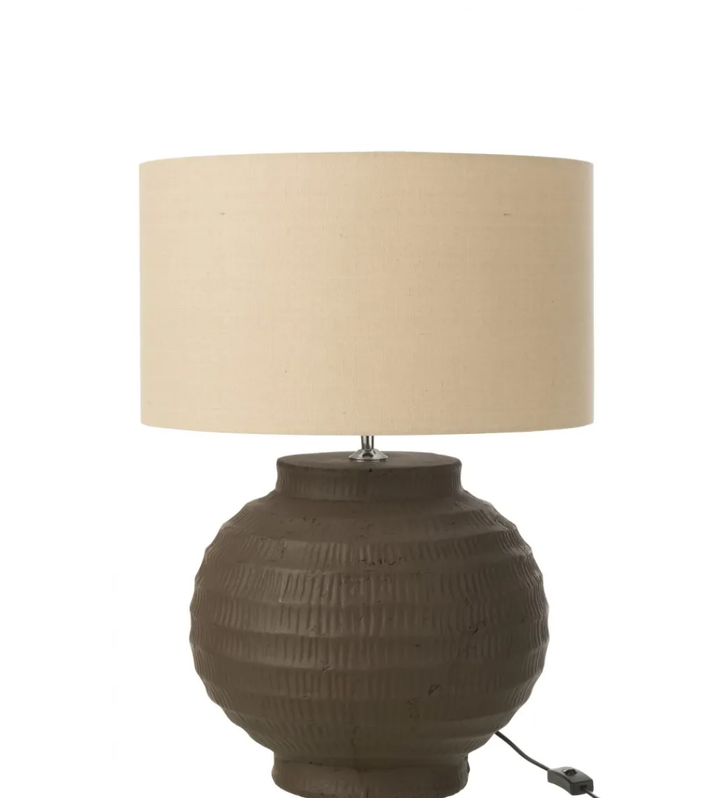 Lampa stołowa RETUL 62 cm terrakota brązowa*J-Line Sale