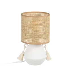 Lampa stołowa REVAN 27 cm ceramika biała*Zona-Design Clearance