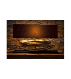 Lampa stołowa Riverine czarna*Invicta Interior Sale