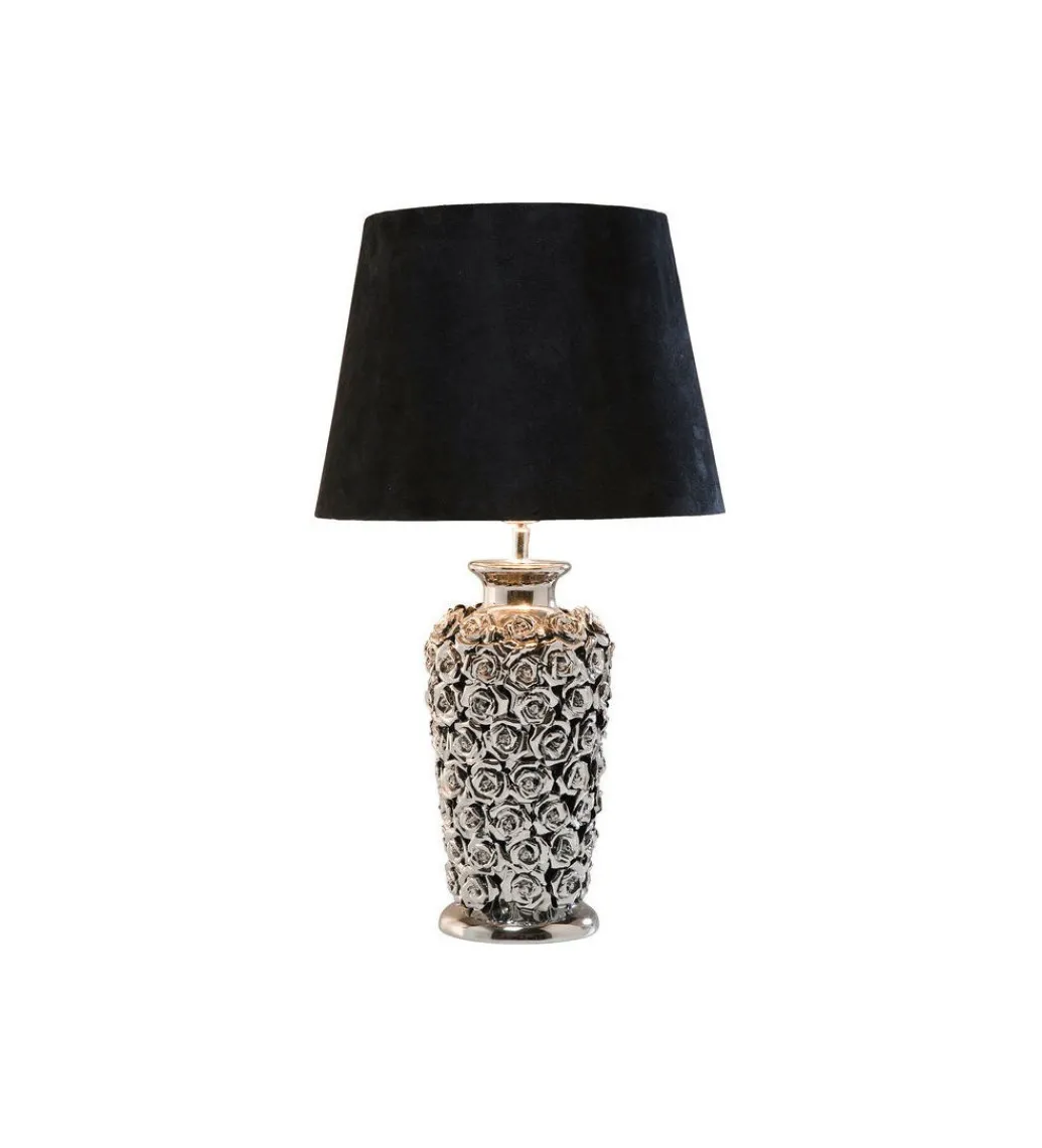 Lampa stołowa ROSE srebrna*KDesign Outlet