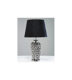 Lampa stołowa ROSE srebrna*KDesign Outlet