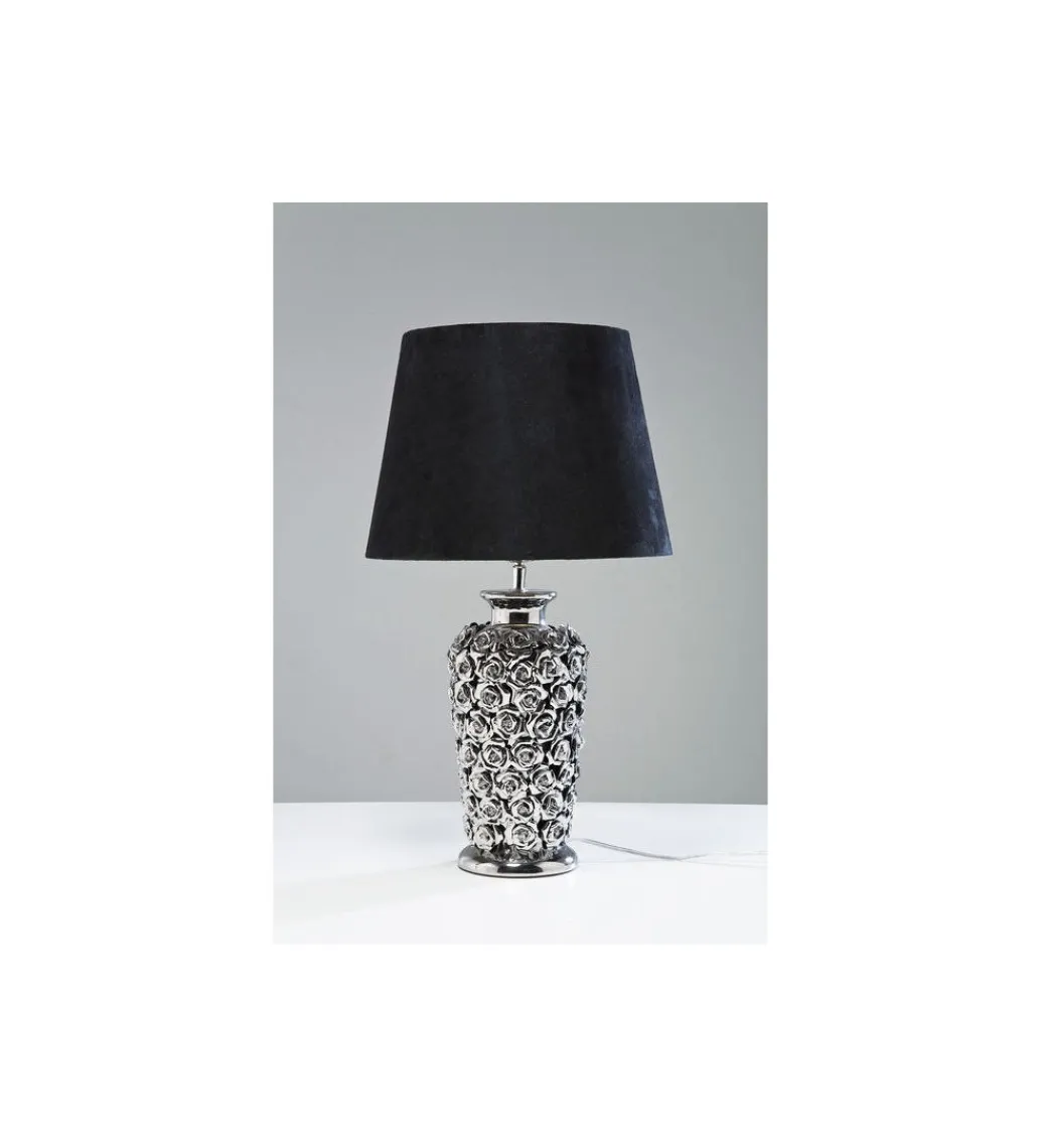 Lampa stołowa ROSE srebrna*KDesign Outlet
