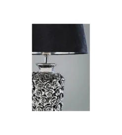 Lampa stołowa ROSE srebrna*KDesign Outlet