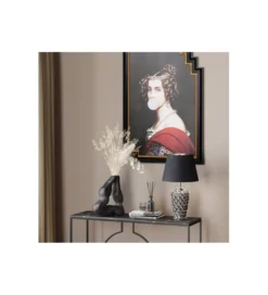 Lampa stołowa ROSE srebrna*KDesign Outlet