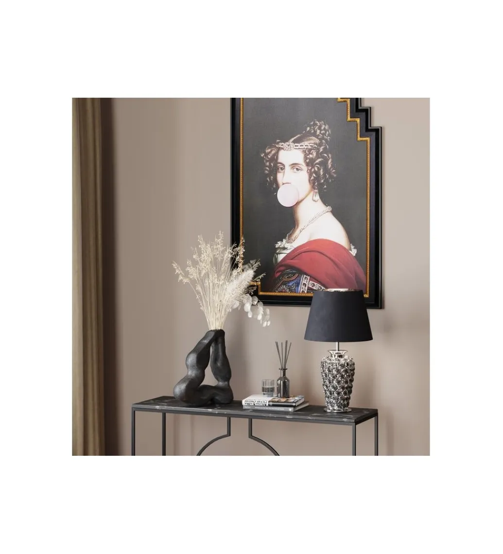 Lampa stołowa ROSE srebrna*KDesign Outlet