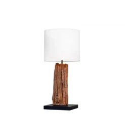 Lampa stołowa ROUSILIQUE 60 cm drewno dryfujące*Invicta Interior Clearance