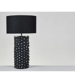 Lampa stołowa SALZBURGO 62 cm czarna*Belda New