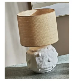 Lampa stołowa SELENE 48 cm biały*Imeri Discount