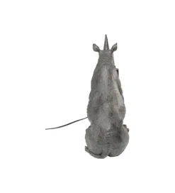 Lampa stołowa SITTING RHINO 42 cm szara*KDesign Clearance