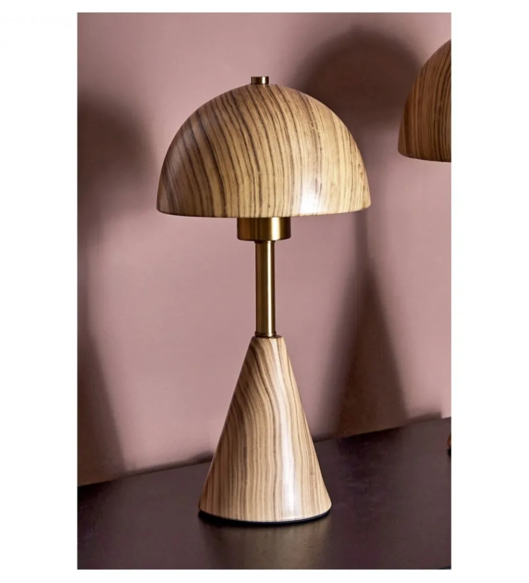 Lampa stołowa SOBREMESA 36 cm ceramika naturalna*Imeri Outlet