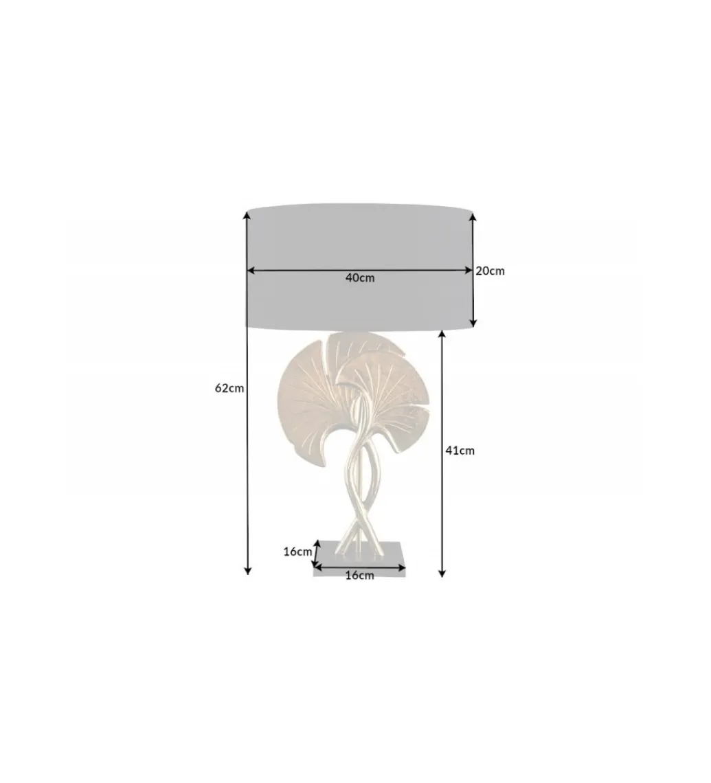 Lampa stołowa SORIA 40 cm czarno złota*Invicta Interior Hot