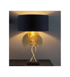 Lampa stołowa SORIA 40 cm czarno złota*Invicta Interior Hot
