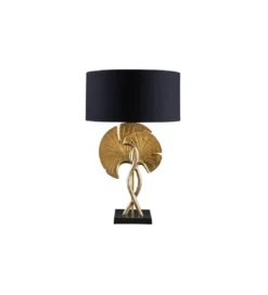 Lampa stołowa SORIA 40 cm czarno złota*Invicta Interior Hot