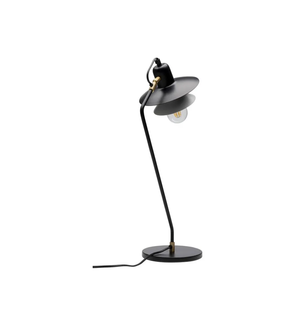 Lampa stołowa SPEAKER 54 cm czarna*KDesign New