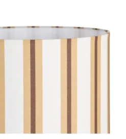 Lampa stołowa STRIPENMA 47 cm terrakota kremowa*Zona-Design