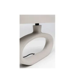 Lampa stołowa SUKI 26 cm beżowa*KDesign Sale