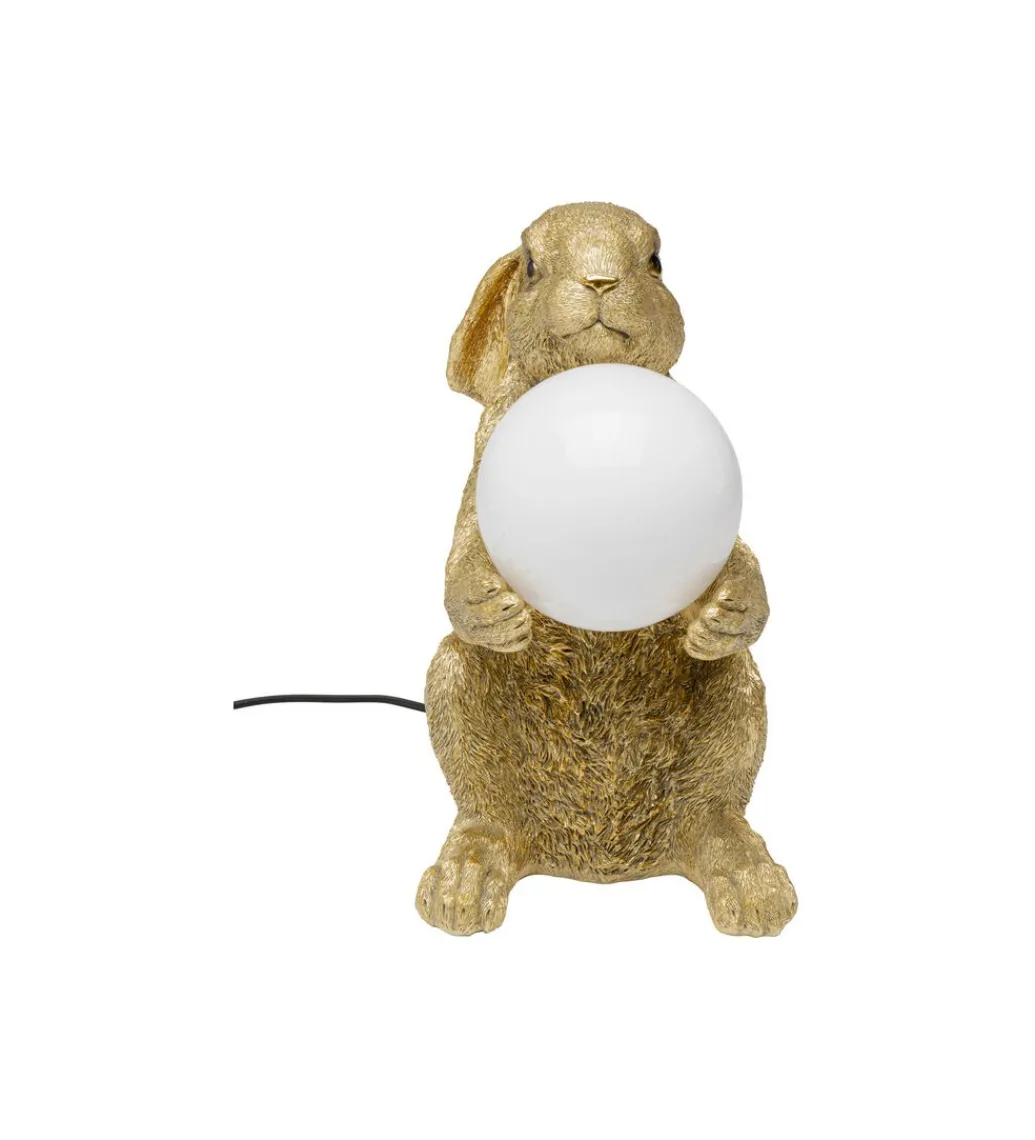 Lampa stołowa SWEET RABBIT 15 cm złota*KDesign New