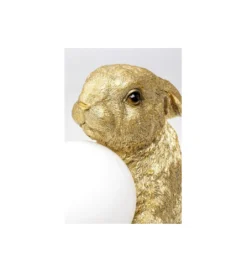 Lampa stołowa SWEET RABBIT 15 cm złota*KDesign New