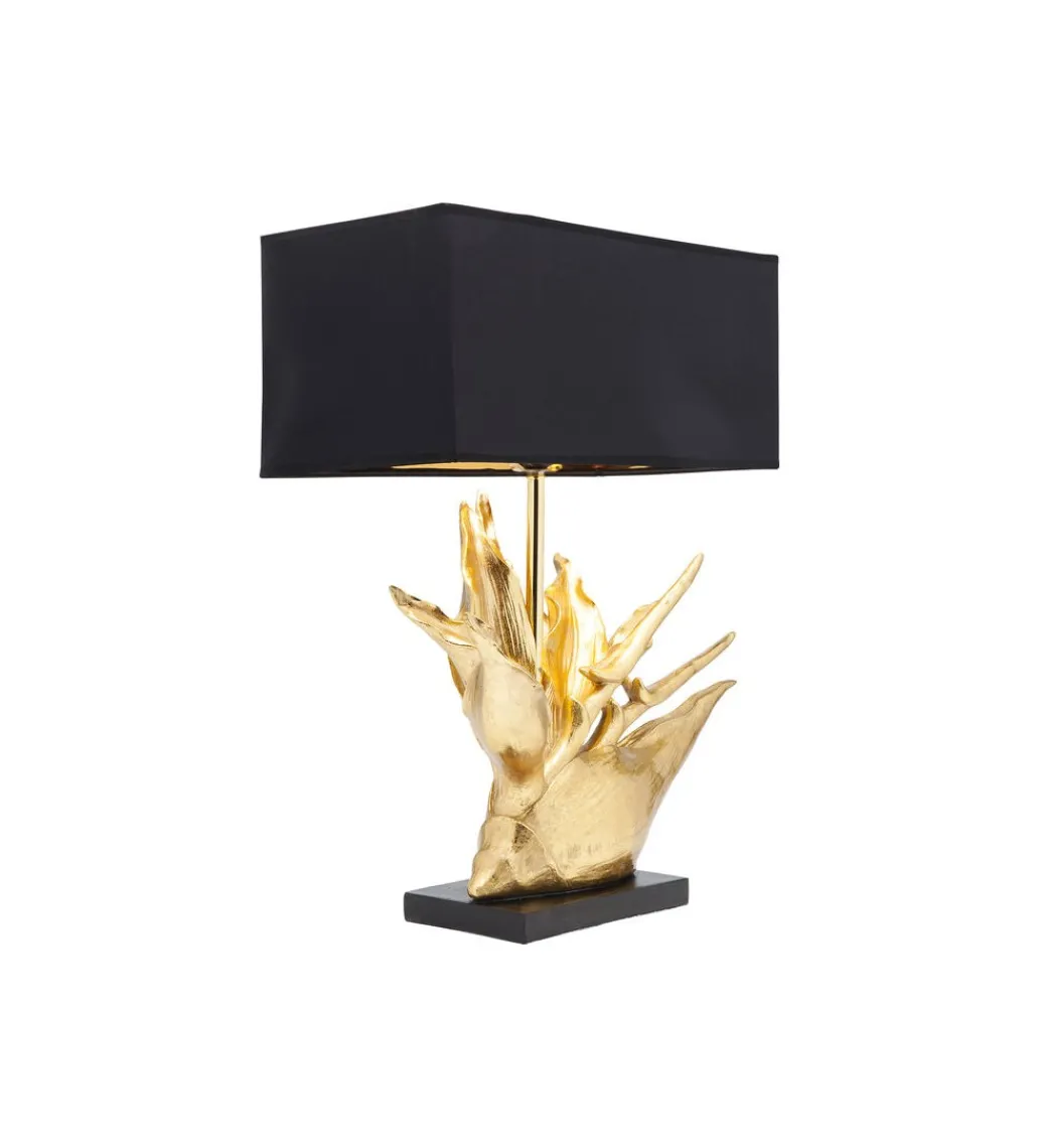 Lampa stołowa TROPICAL 65 cm złota*KDesign Discount