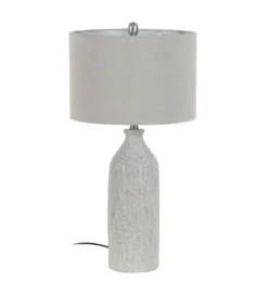 Lampa stołowa UCHAT 73 cm ceramika szara*Zona-Design New