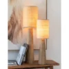 Lampa stołowa UMBRELLA 100 cm drewno ailantus naturalna*J-Line Discount