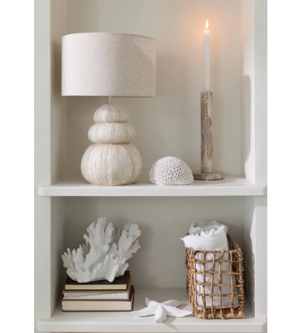 Lampa stołowa URCHIN 47 cm beżowy*J-Line Discount