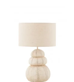 Lampa stołowa URCHIN 47 cm beżowy*J-Line Discount