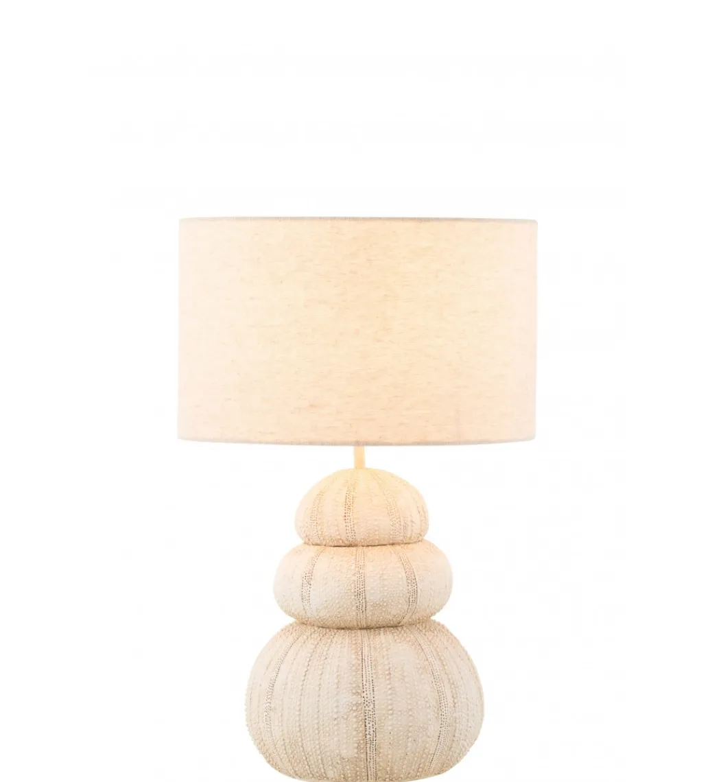 Lampa stołowa URCHIN 47 cm beżowy*J-Line Discount
