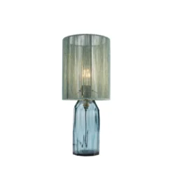 Lampa stołowa VECCHIO 42 cm niebieska*KDesign Clearance