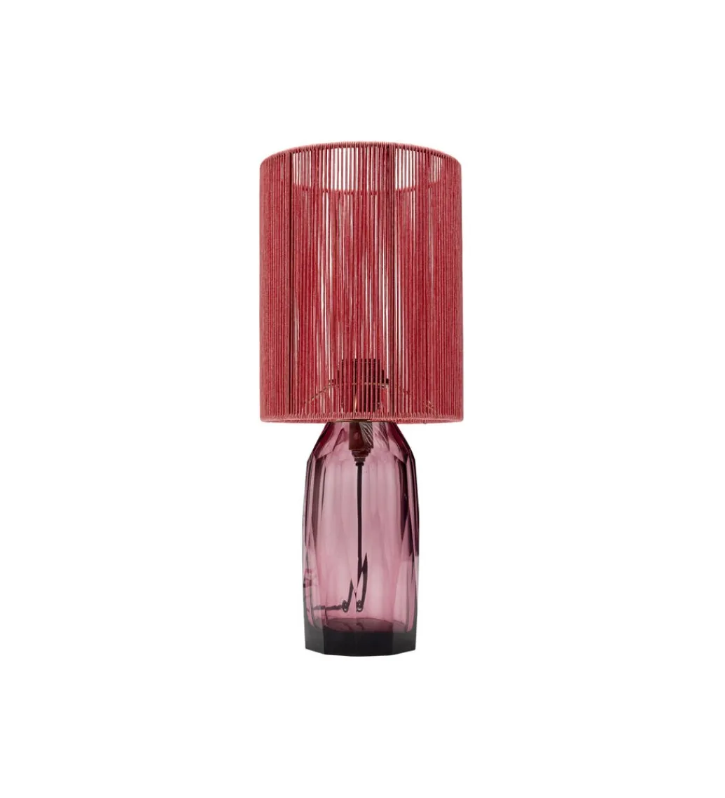 Lampa stołowa VECCHIO 42 cm różowa*KDesign Best