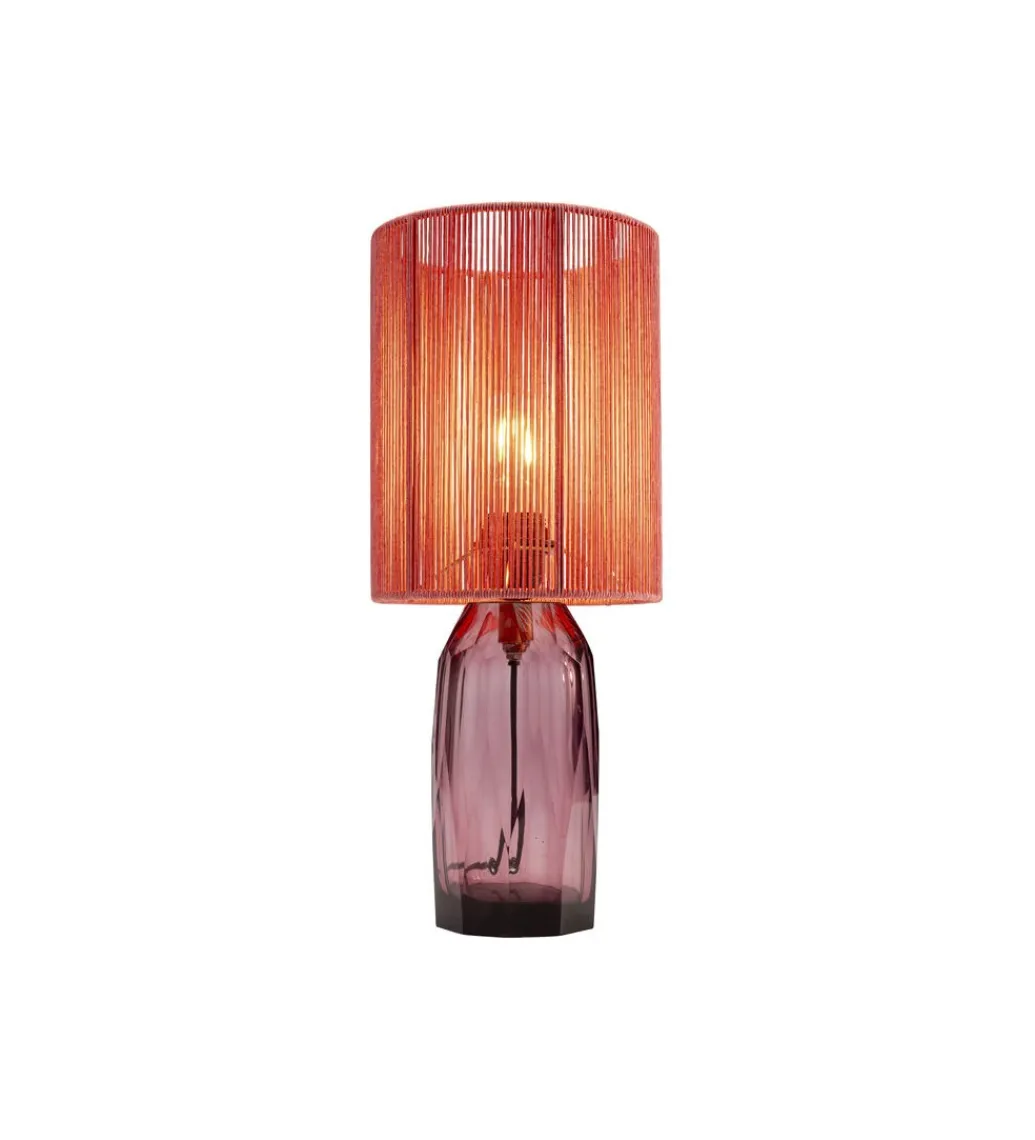 Lampa stołowa VECCHIO 42 cm różowa*KDesign Best