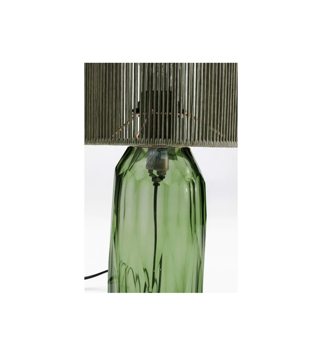 Lampa stołowa VECCHIO 42 cm zielona*KDesign New