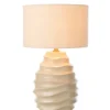 Lampa stołowa WAVING 68 cm ceramika beżowa*J-Line Clearance