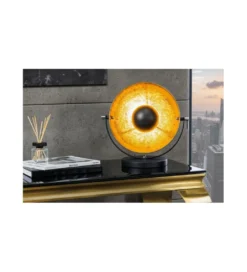 Lampa Studio 40cm Czarno Złota*Invicta Interior Online